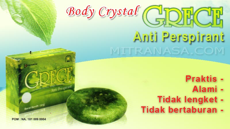 Brosur GRECE Body Crystal Nasa